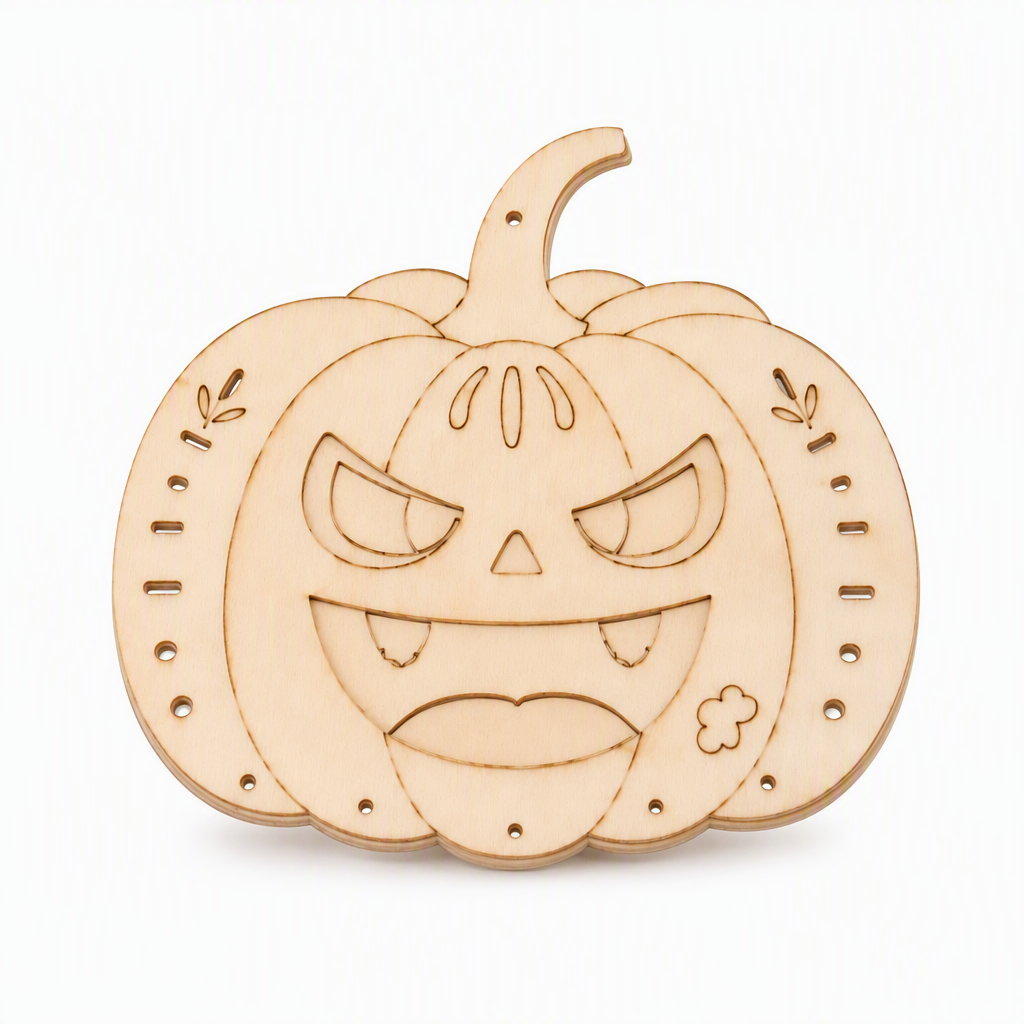 🎃 40% OFF – Halloween Wooden Pumpkin DIY Craft Kit | Paint, Create & Decorate