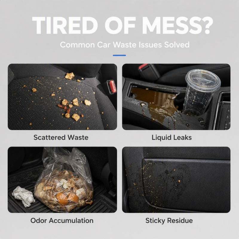 🚗Peel-and-Stick Self-Standing Trash Bags for Cars, Desks and Kitchens 🗑️