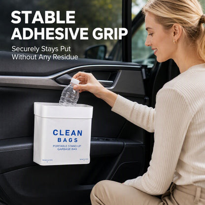 🚗Peel-and-Stick Self-Standing Trash Bags for Cars, Desks and Kitchens 🗑️