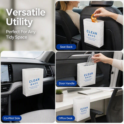 🚗Peel-and-Stick Self-Standing Trash Bags for Cars, Desks and Kitchens 🗑️