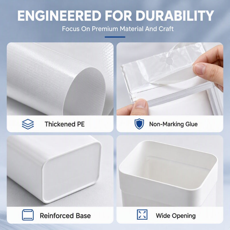 🚗Peel-and-Stick Self-Standing Trash Bags for Cars, Desks and Kitchens 🗑️