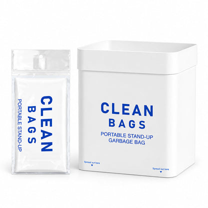🚗Peel-and-Stick Self-Standing Trash Bags for Cars, Desks and Kitchens 🗑️
