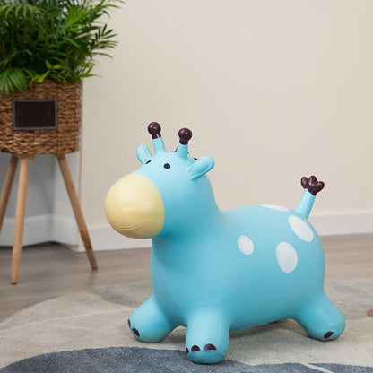 🦒 Inflatable Giraffe Ride-On Bouncer for Kids – Active Indoor & Outdoor Toy for Balance, Coordination & Playtime Fun 🎈