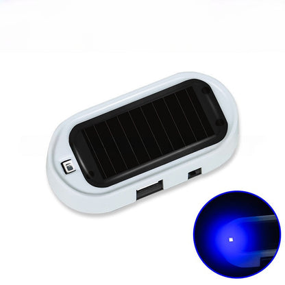 🚨 Solar-Powered Car Security Warning Light – Flashing LED Theft Deterrent 🛡️