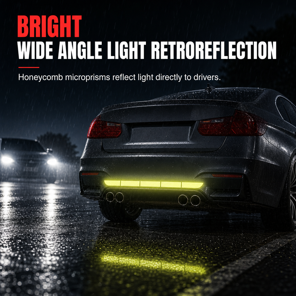 Reflective Car Sticker Strips for Trunk & Rear Bumper