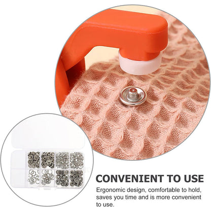 No-Sew Button Fastening Tool 🧷 – Convenient Clothing Repair & Installation Helper