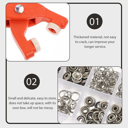 🧷 50% OFF✨ Sew-Free Snap Fastener Plier Kit — No Needle, No Thread