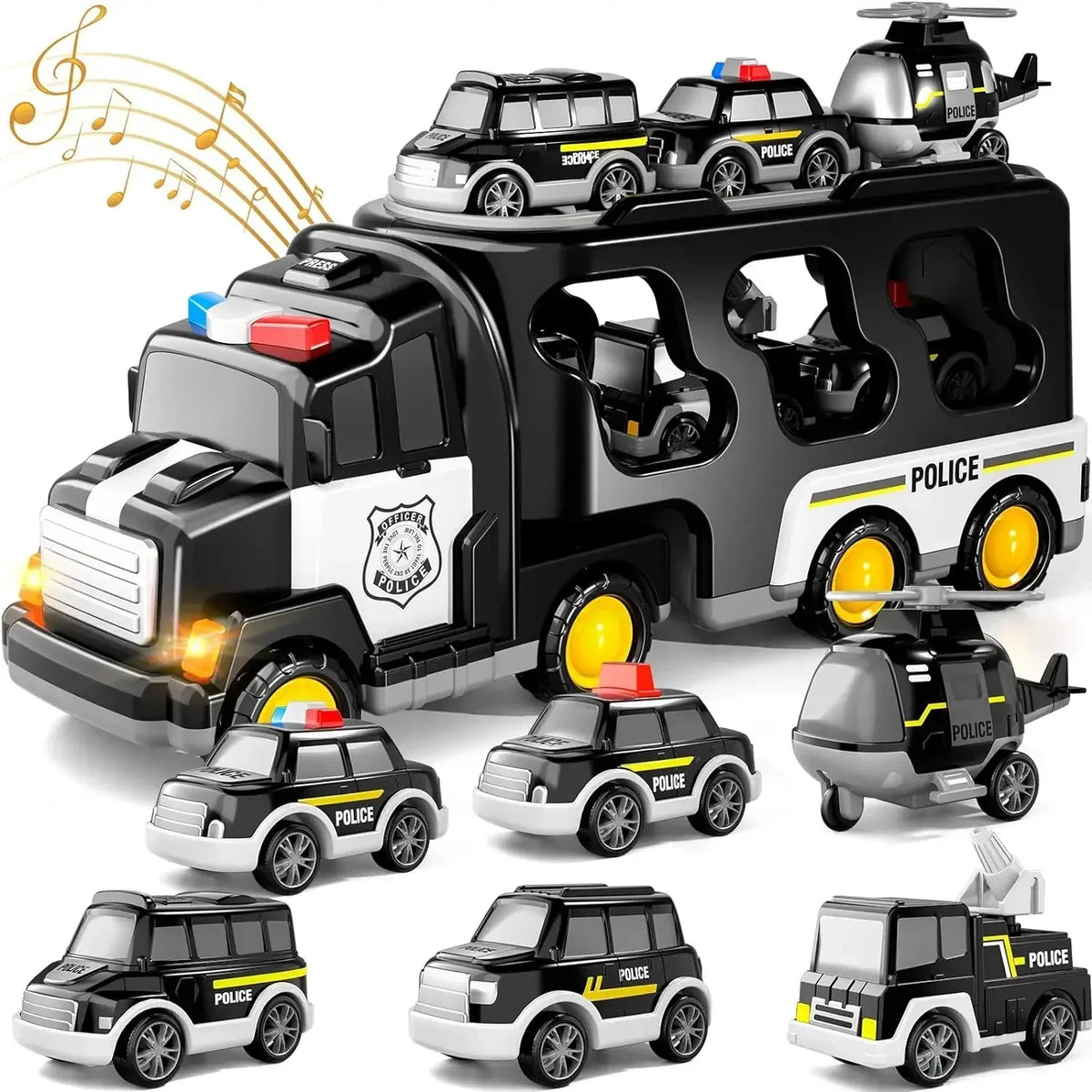 ⏳🔥LIMITED-TIME 50% OFF! ⏰🎁 7‑in‑1 Wind‑Up Truck – Fun gift for kids aged 3–5 🚓✨