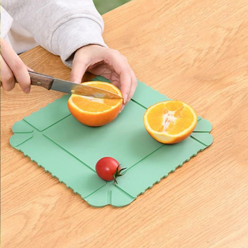 🍳 Foldable Magnetic Silicone Trivet – Heat-Resistant Pot Mat & Kitchen Tray