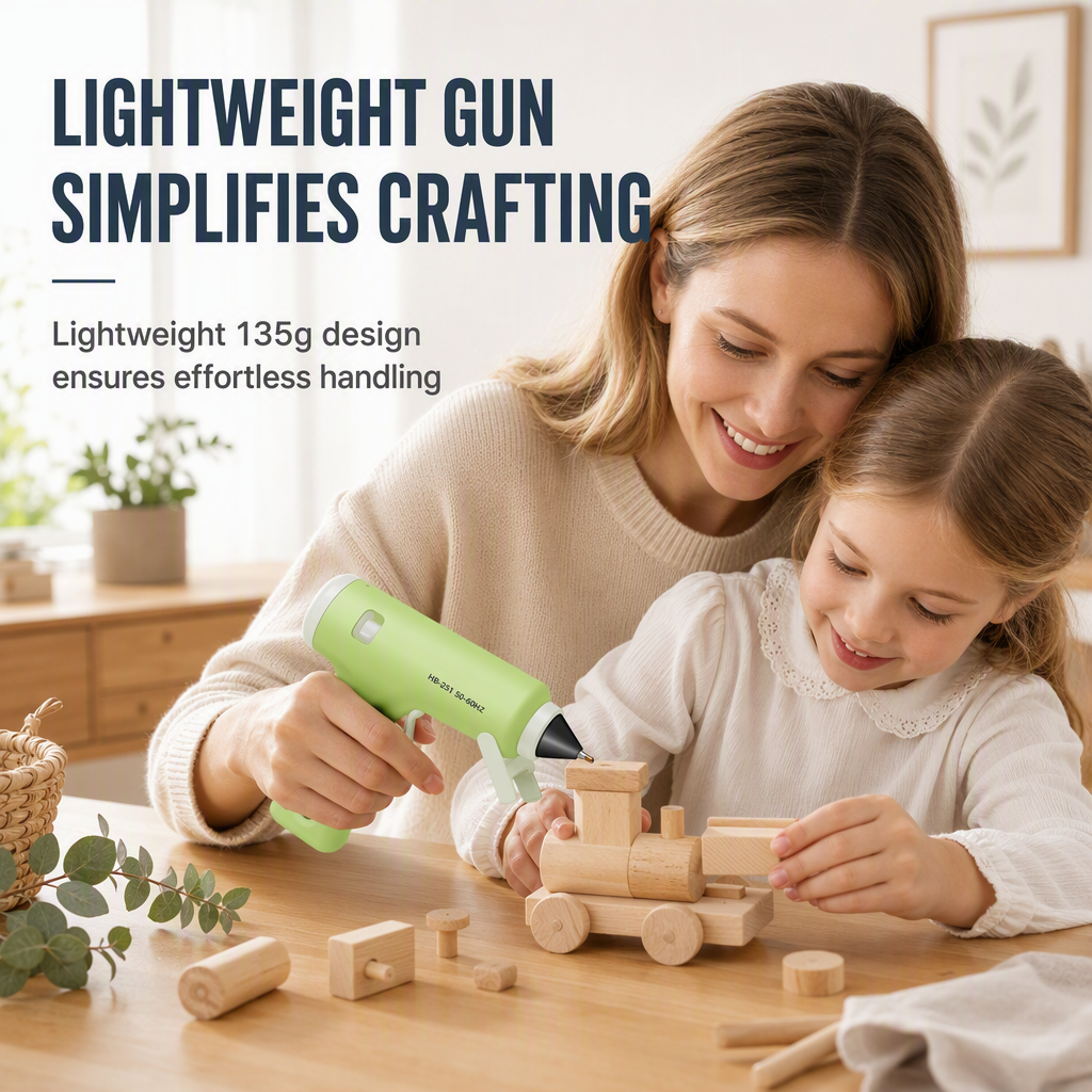 🔥 Rechargeable Hot Glue Gun for Crafts with Up to 60 Minutes of Cord-Free Use