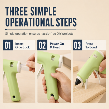 🔥 Rechargeable Hot Glue Gun for Crafts with Up to 60 Minutes of Cord-Free Use