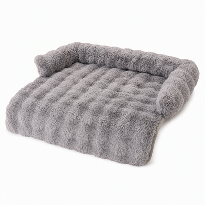⏳🔥LIMITED-TIME 50% OFF! ⏰🐾 Plush Pet Furniture Protector: Faux Fur, Anti-Scratch, Non-Slip Back, Quilted