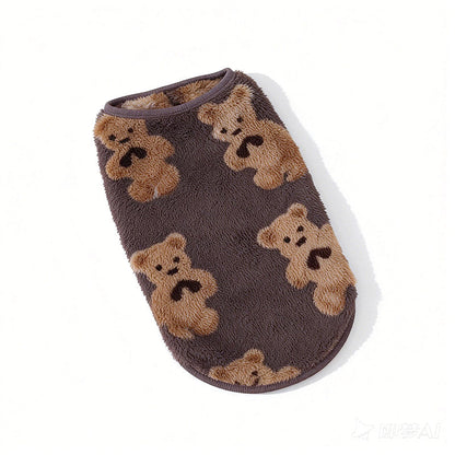 ⏳🔥LIMITED-TIME 50% OFF! ⏰Plush Pet Vest – Warm, Cozy & Easy to Wear🐻