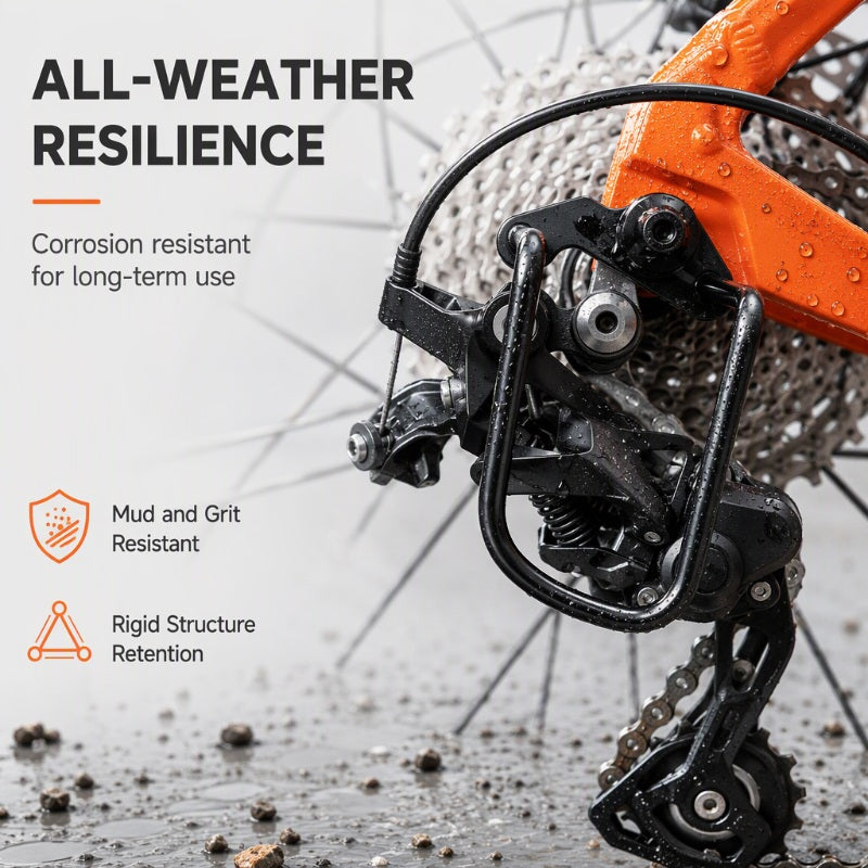⏳🔥LIMITED-TIME 50% OFF! ⏰Bicycle Rear Derailleur Guard Mountain Bike Transmission Protector🚲🛡️