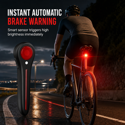 🚲 Smart Brake Sensor Bicycle Taillight - USB Rechargeable Bike Rear Light 🚨