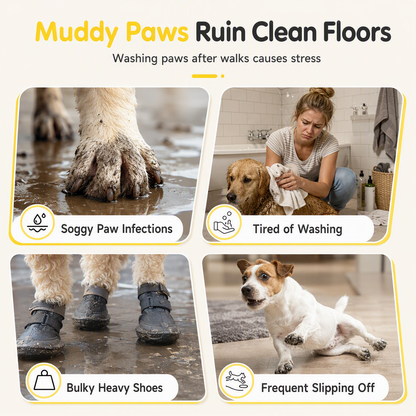 Disposable Waterproof Dog Paw Protectors for Clean, Dry Walks 🐾