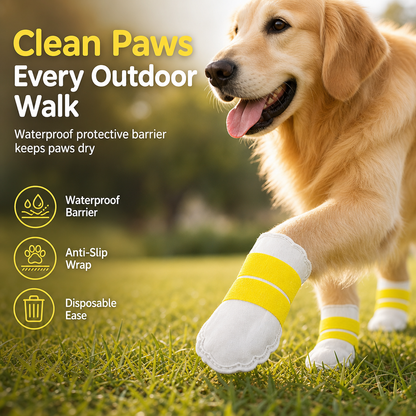 Disposable Waterproof Dog Paw Protectors for Clean, Dry Walks 🐾