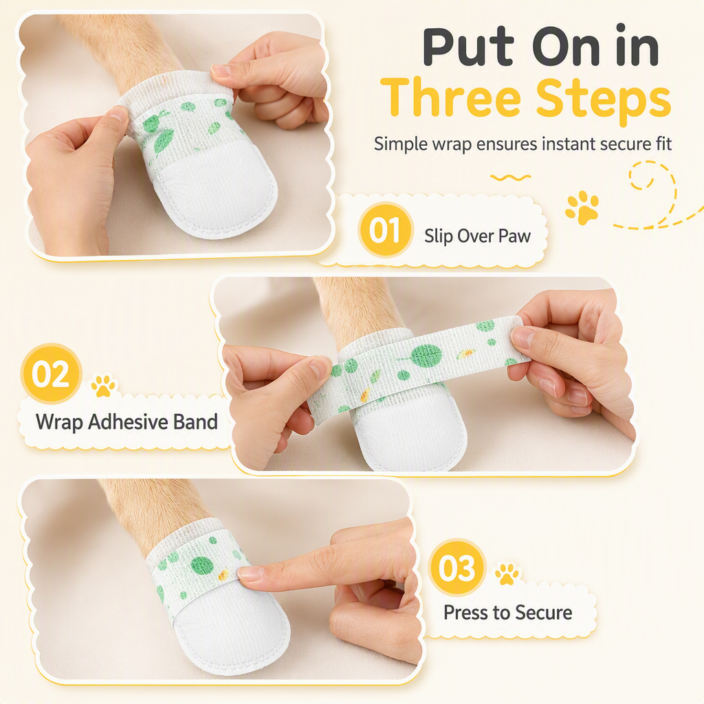 Disposable Waterproof Dog Paw Protectors for Clean, Dry Walks 🐾