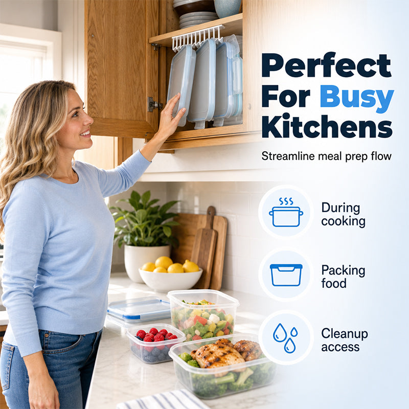 ✨ Compact Pot Lid Storage Organizer for Neat, Space-Saving Kitchen Cabinets