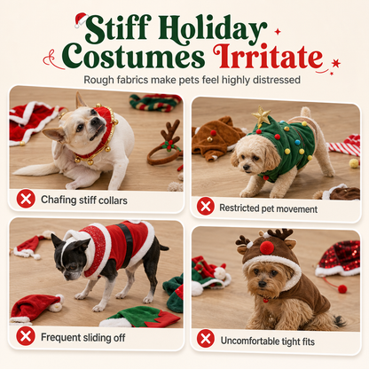 🎄 50% OFF – Cozy Christmas Tree Cape for Cats & Dogs