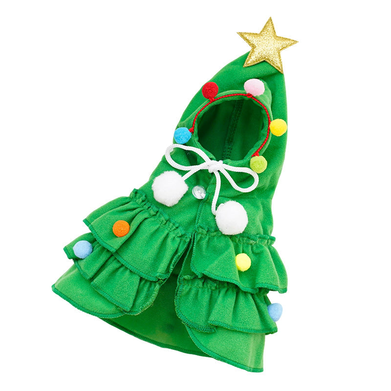 🎄 50% OFF – Cozy Christmas Tree Cape for Cats & Dogs