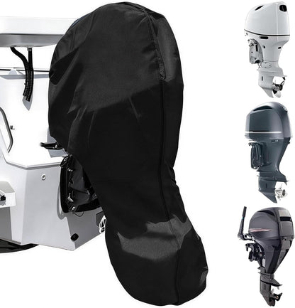 🚤 420D Oxford Outboard Motor Cover – Full Protection from Rain, Snow and UV Damage with a Tool-Free Fit 🛡️