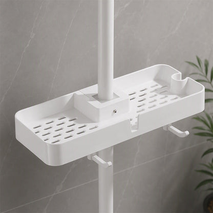 🚿 Adjustable Shower Rail Organizer for Flexible Bathroom Storage