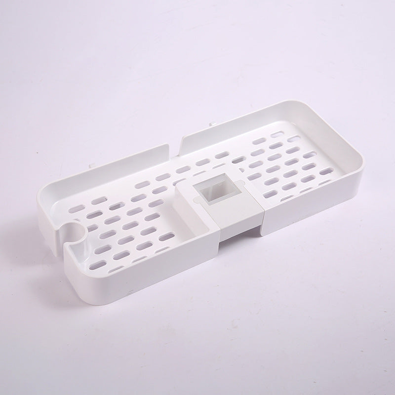 🚿 Adjustable Shower Rail Organizer for Flexible Bathroom Storage
