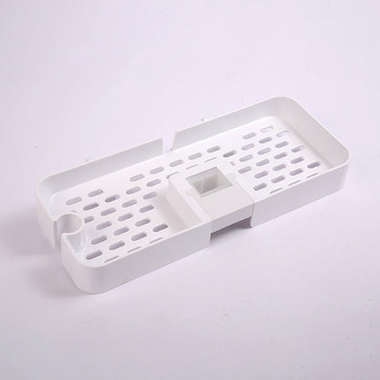 🚿 Adjustable Shower Rail Organizer for Flexible Bathroom Storage