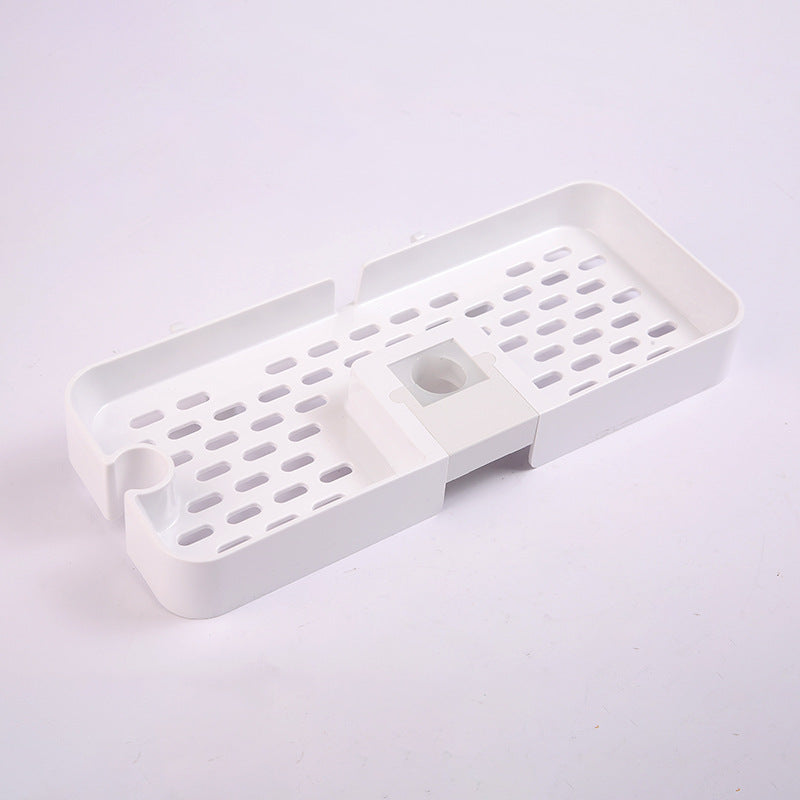 🚿 Adjustable Shower Rail Organizer for Flexible Bathroom Storage