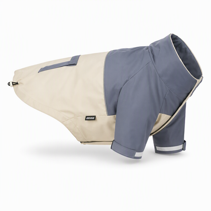 ⏳🔥LIMITED-TIME 50% OFF! ⏰Waterproof Dog Raincoat Colorblock Pet Outdoor with Dirtproof Leg Protection