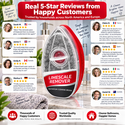 Refillable Bathroom Scrub Brush 🧽 – 2-in-1 Soap Dispensing Cleaner