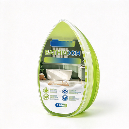 Refillable Bathroom Scrub Brush 🧽 – 2-in-1 Soap Dispensing Cleaner