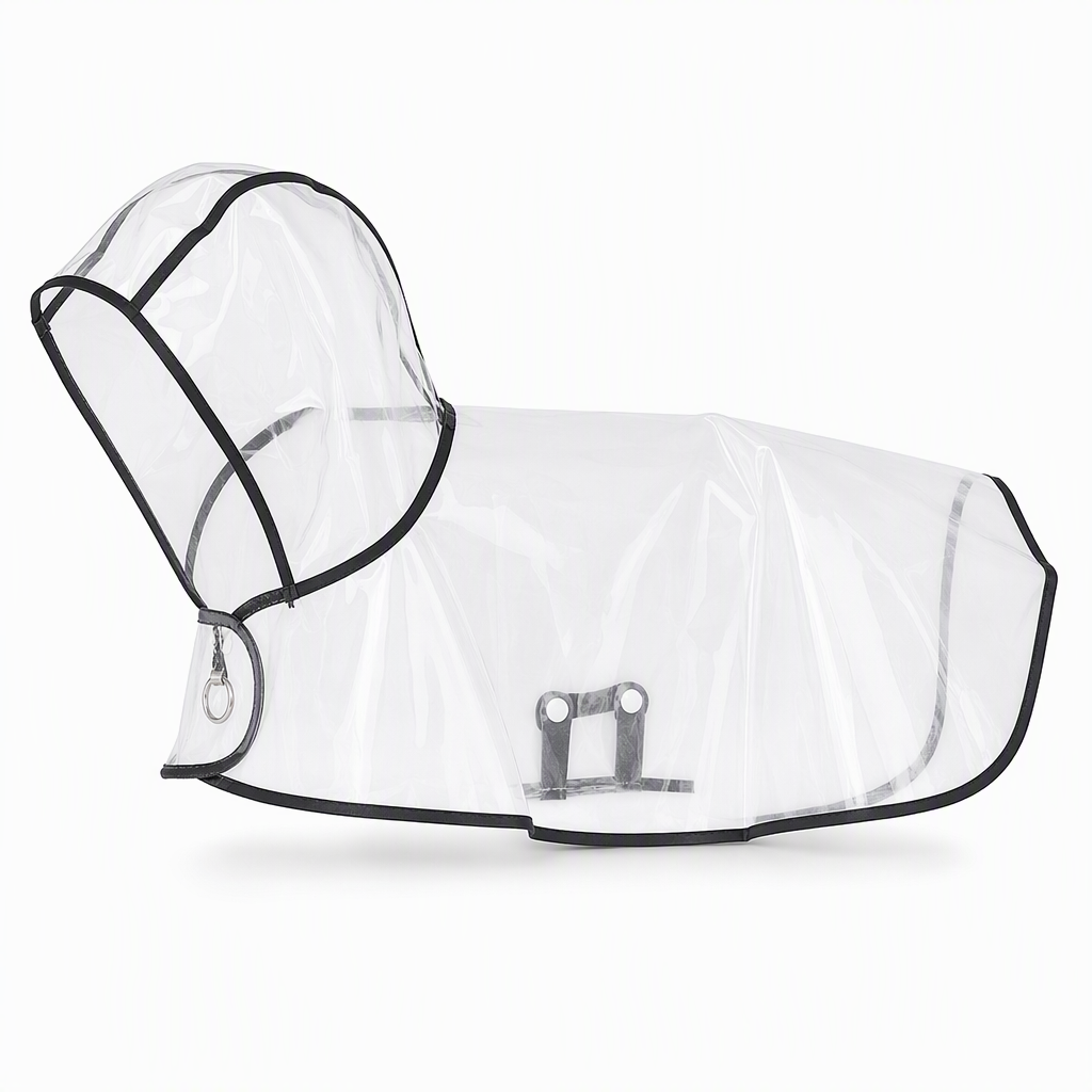 Clear Waterproof Dog Raincoat 🌧️ – Rainy-Day Protection | 50% OFF