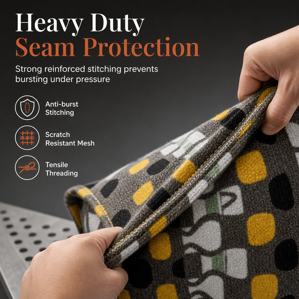 🧺🛋️ Turn Clutter Into a Cozy Seat – Fillable Storage Stool Cover