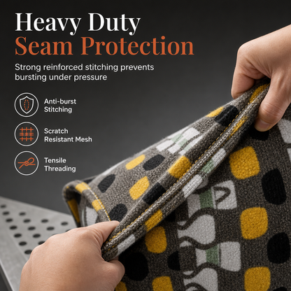 🧺🛋️ Turn Clutter Into a Cozy Seat – Fillable Storage Stool Cover