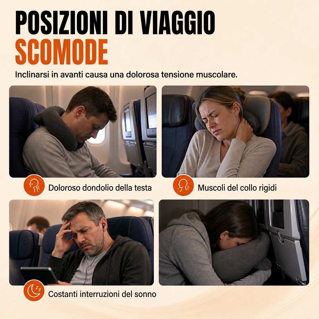Travel Neck Support Pillow ✈️ – 3D Blackout Sleep Mask Set
