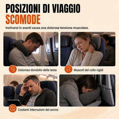 Travel Neck Support Pillow ✈️ – 3D Blackout Sleep Mask Set