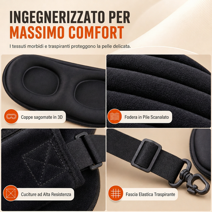 Travel Neck Support Pillow ✈️ – 3D Blackout Sleep Mask Set