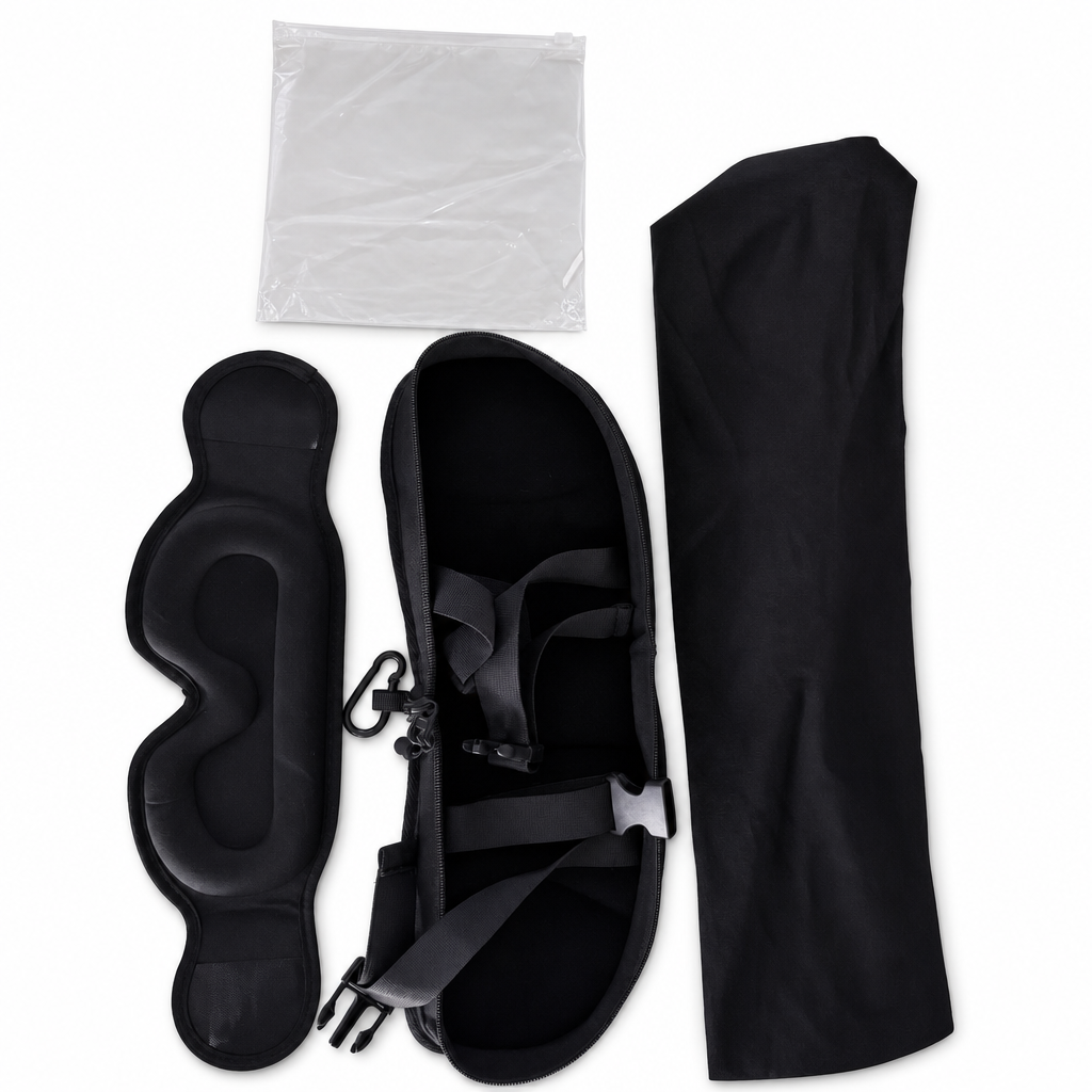 Travel Neck Support Pillow ✈️ – 3D Blackout Sleep Mask Set