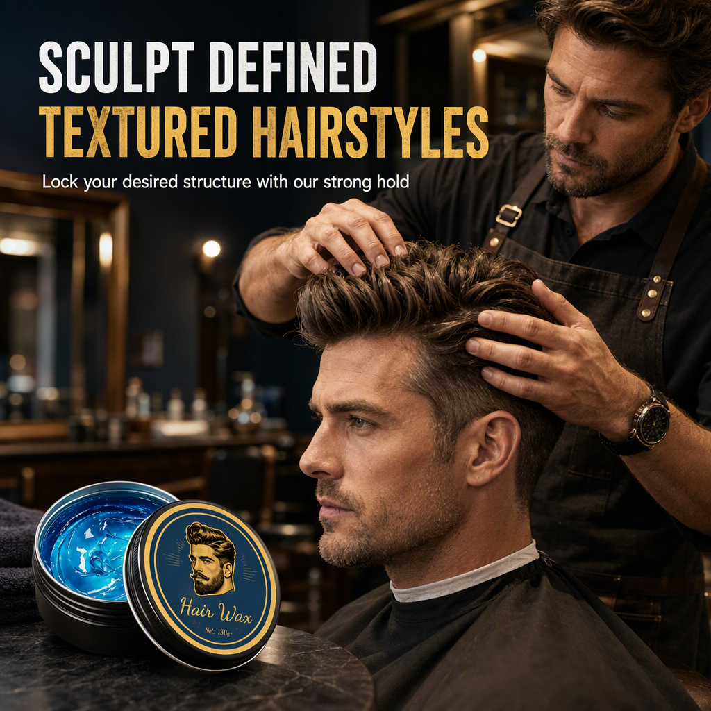 Cologne Scented Men's Hair Pomade 130g Long Lasting Hold and Volumizing Styling Wax