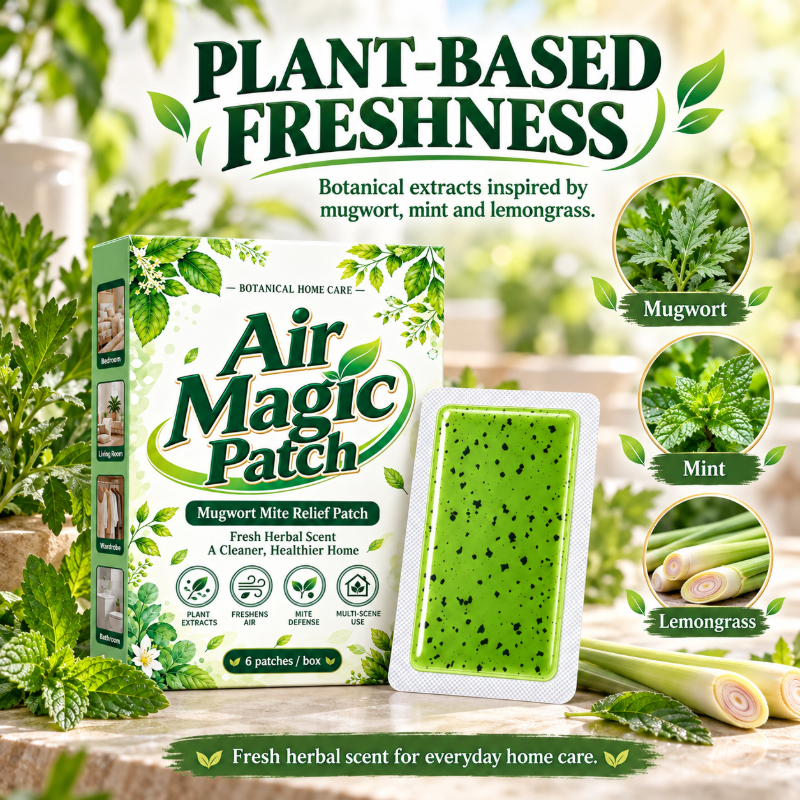 Long-Lasting Mugwort Mite Relief Patch-1 Pack (6 Patches)
