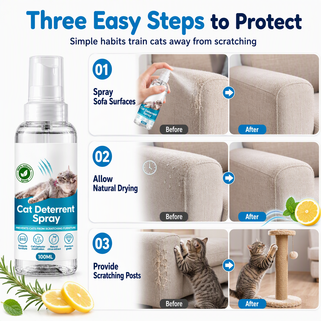 🐱 Cat Scratch Deterrent Spray