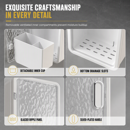 ⏳🔥LIMITED-TIME 50% OFF! ⏰Wall-Mounted Bathroom Organizer – Space-saving & easy install ✨