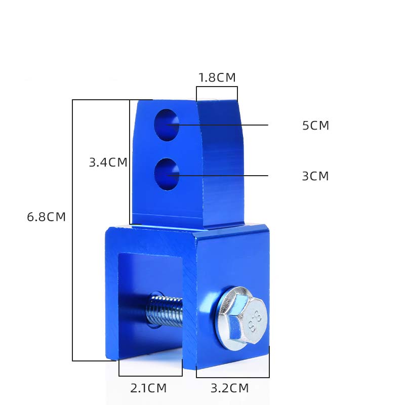 🏍️ Motorcycle Rear Shock Riser – Suspension Height Adjustment Accessory