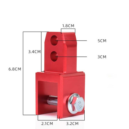 🏍️ Motorcycle Rear Shock Riser – Suspension Height Adjustment Accessory
