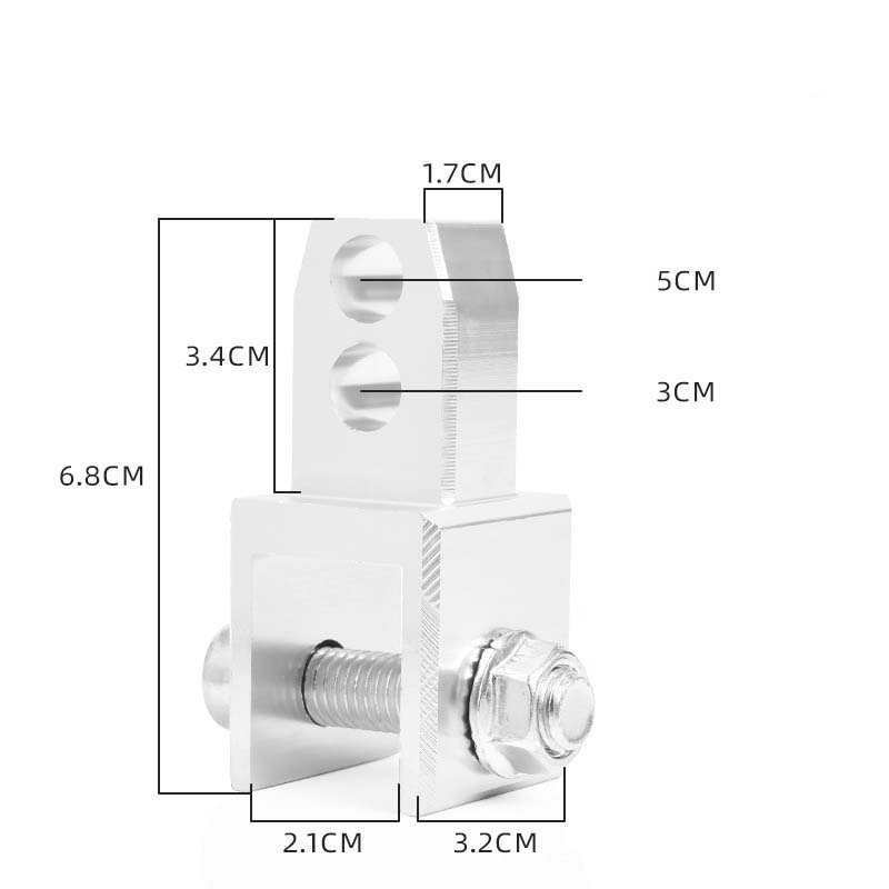 🏍️ Motorcycle Rear Shock Riser – Suspension Height Adjustment Accessory