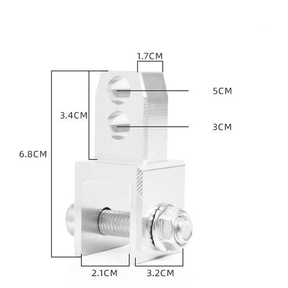 🏍️ Motorcycle Rear Shock Riser – Suspension Height Adjustment Accessory