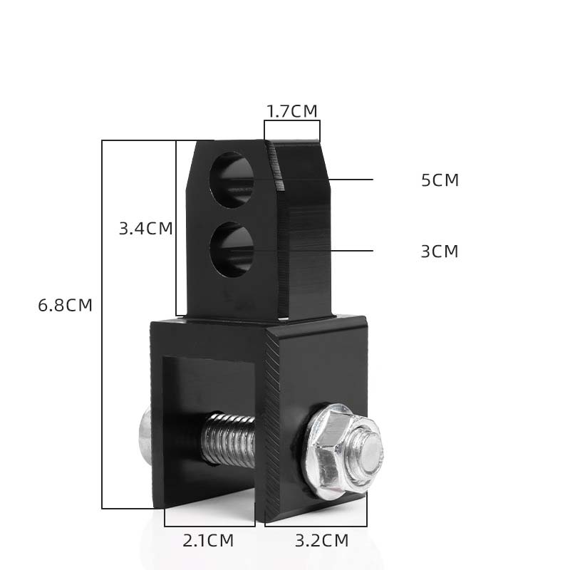 🏍️ Motorcycle Rear Shock Riser – Suspension Height Adjustment Accessory
