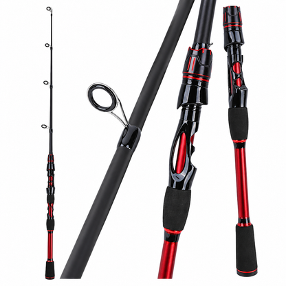 ⏳🔥LIMITED-TIME 50% OFF! ⏰✨ 4-Piece Fiberglass Sea Fishing Rod — Long Distance Casting 🎣🌊